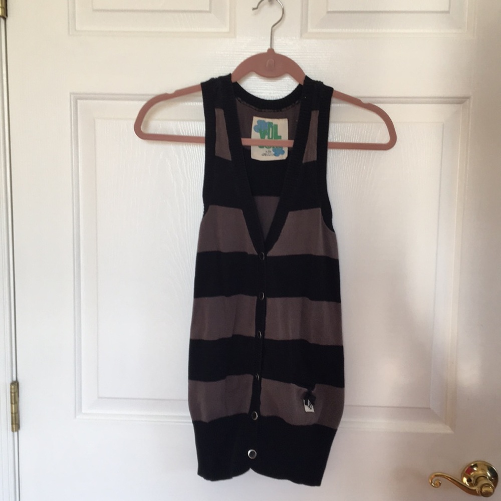 Cotton Striped Vest